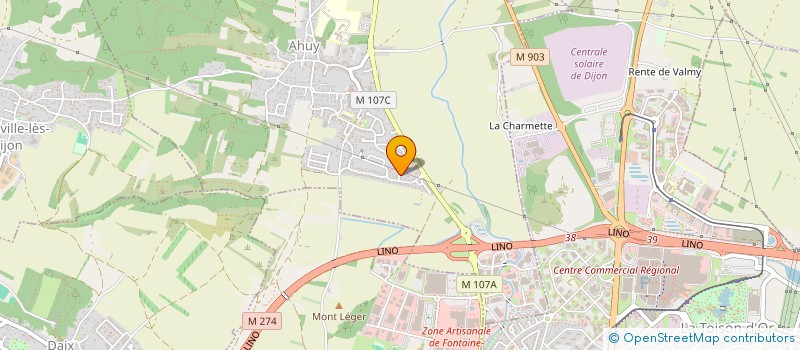 localisation de l'entreprise SCI SAJIR  AHUY