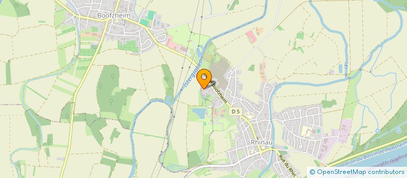 localisation de l'entreprise SCI SAJM  RHINAU