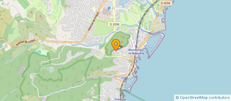 localisation de l'entreprise SCI SAJOA  MANDELIEU LA NAPOULE