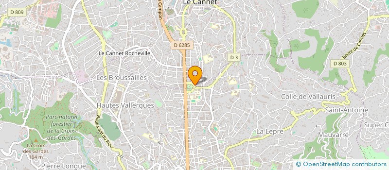 localisation de l'entreprise SCI SAJOFIM à LE CANNET