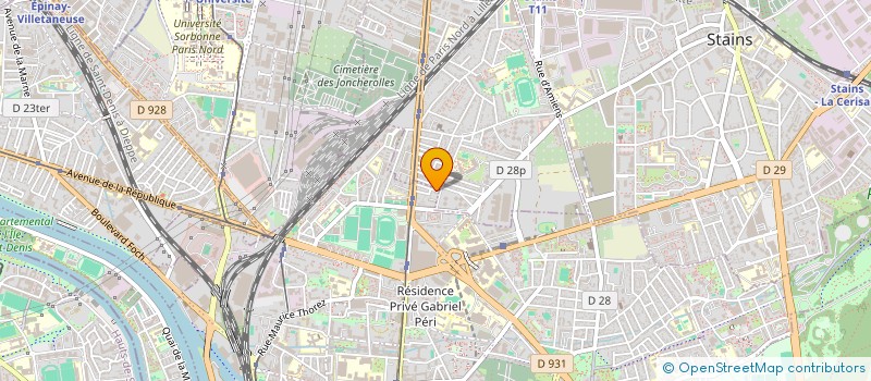 localisation de l'entreprise SCI SAJOIE à SAINT-DENIS