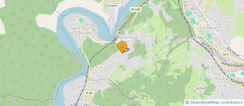 localisation de l'entreprise SCI SAJOR  SAINT-PAUL-EN-CORNILLON