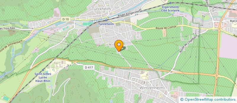 localisation de l'entreprise SCI SAJOSTE  TURCKHEIM