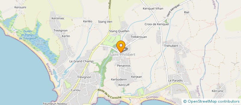 localisation de l'entreprise SCI SAJOUS  TREGUNC