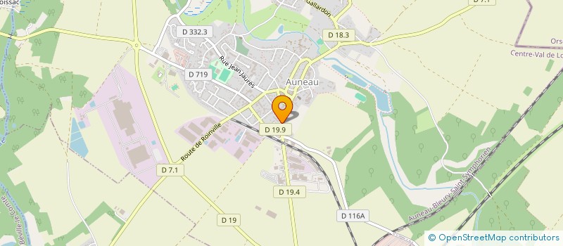 localisation de l'entreprise SCI SAJS à AUNEAU-BLEURY-SAINT-SYMPHORIEN