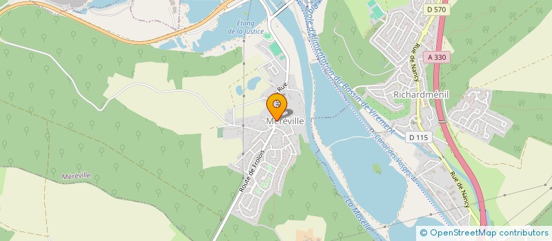 localisation de l'entreprise SCI SAJUNA  MEREVILLE