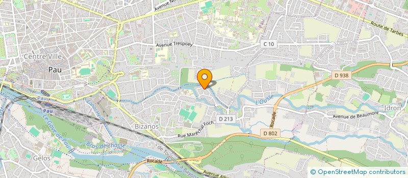 localisation de l'entreprise SCI SAJYA  BIZANOS