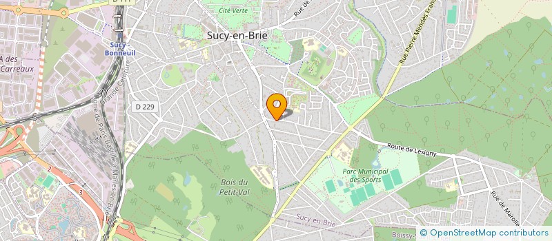 localisation de l'entreprise SCI SAKADO  SUCY-EN-BRIE