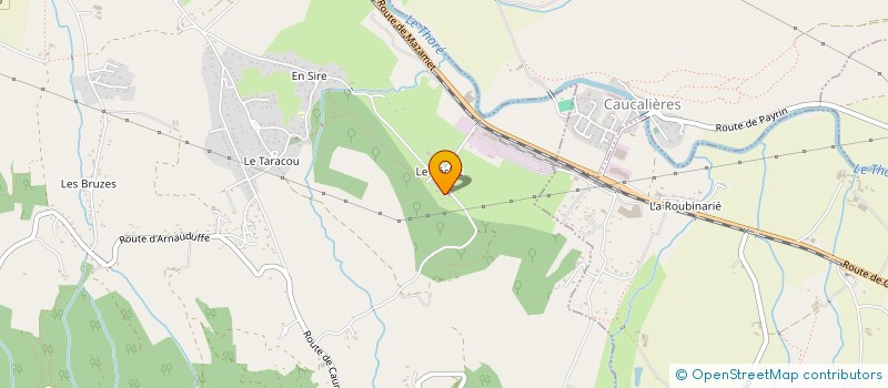 localisation de l'entreprise SCI SAKAMANGA  LABRUGUIERE