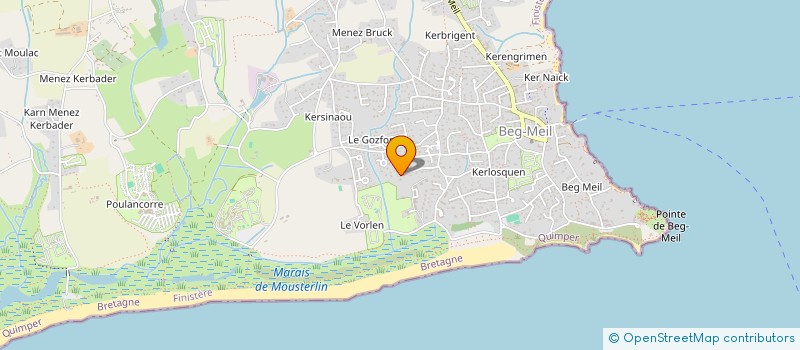 localisation de l'entreprise SCI SAKARA  FOUESNANT