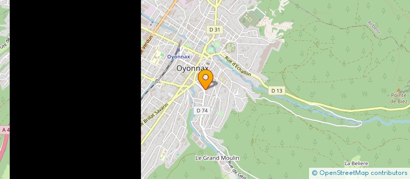 localisation de l'entreprise SCI SAKARYA à OYONNAX