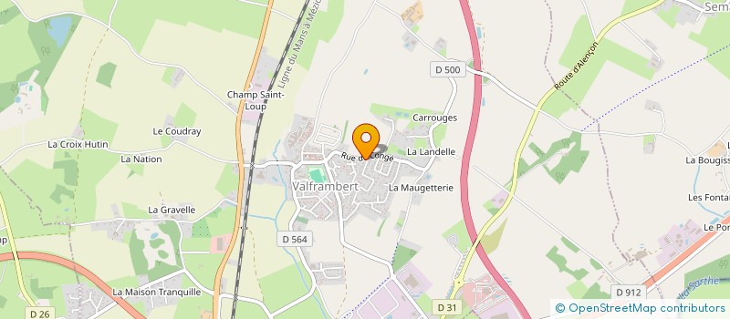 localisation de l'entreprise SCI SAKARYA à VALFRAMBERT