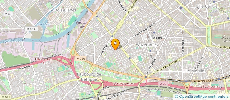 localisation de l'entreprise SCI SAKAY à LILLE