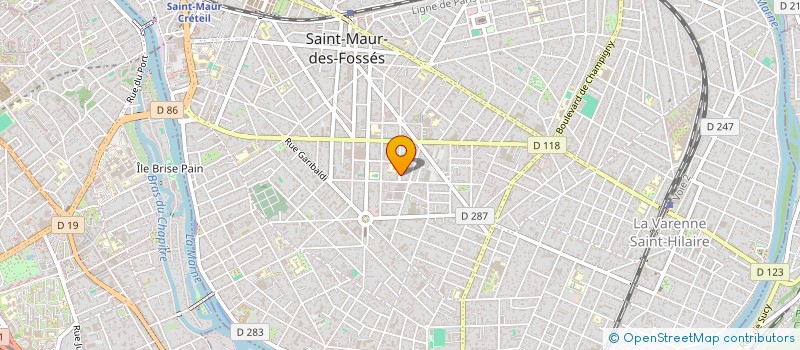 localisation de l'entreprise SCI SAKEN'S à SAINT-MAUR-DES-FOSSES