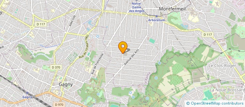 localisation de l'entreprise SCI SAKINA à MONTFERMEIL