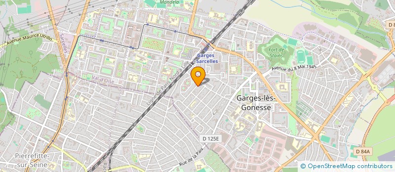 localisation de l'entreprise SCI SAKINA  GARGES-LES-GONESSE