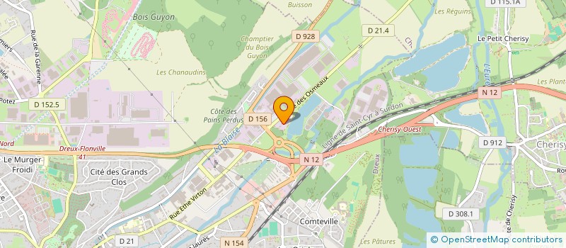 localisation de l'entreprise SCI SAKINA3 à DREUX