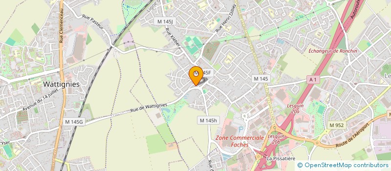 localisation de l'entreprise SCI SAKJI  FACHES-THUMESNIL