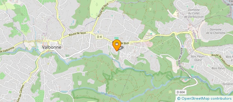 localisation de l'entreprise SCI SAKURA  VALBONNE