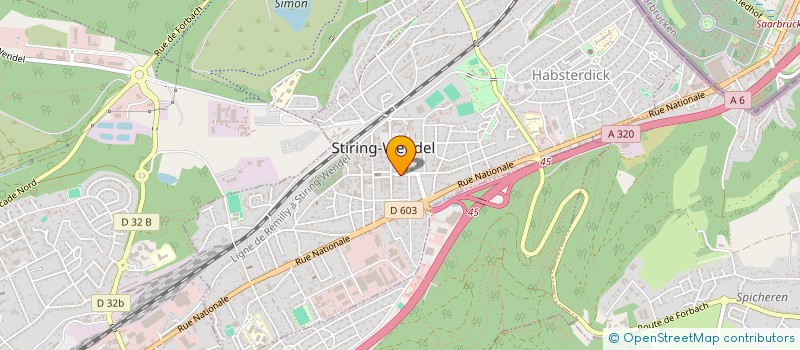 localisation de l'entreprise SCI SAKURA  STIRING-WENDEL