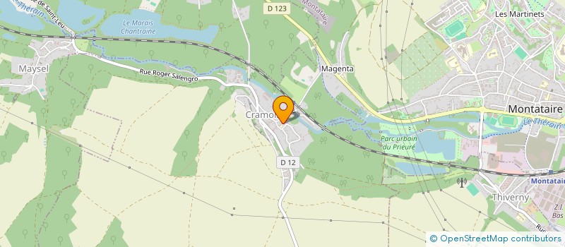 localisation de l'entreprise SCI SAKURA  CRAMOISY