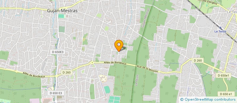 localisation de l'entreprise SCI SALA  GUJAN-MESTRAS