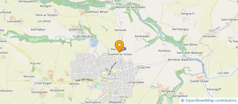 localisation de l'entreprise SCI SALA  PLABENNEC