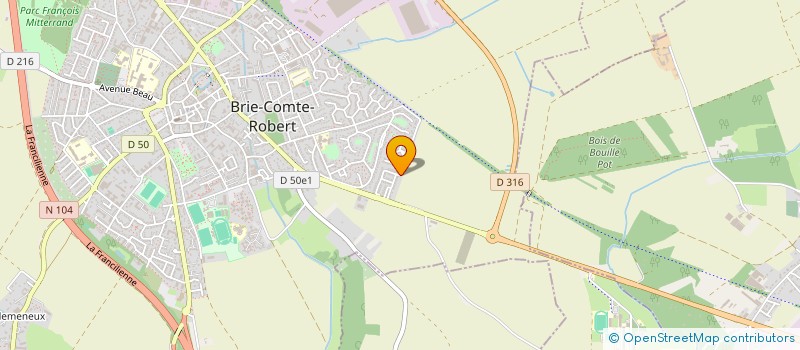 localisation de l'entreprise SCI SALA  BRIE-COMTE-ROBERT