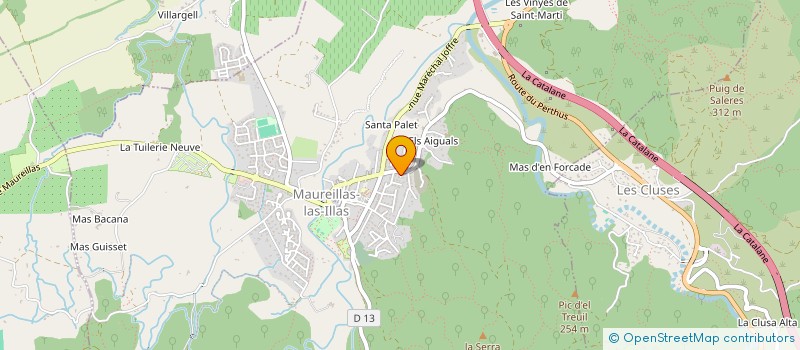 localisation de l'entreprise SCI SALABERT MS  MAUREILLAS-LAS-ILLAS