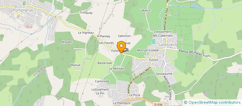 localisation de l'entreprise SCI SALABOVE  SALLEBUF