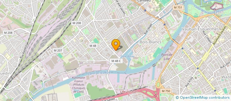 localisation de l'entreprise SCI SALABRAU  LILLE