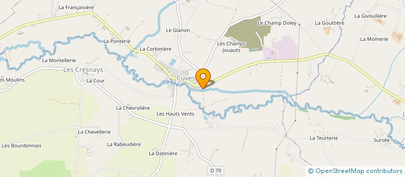 localisation de l'entreprise SCI SALAD à CUVES