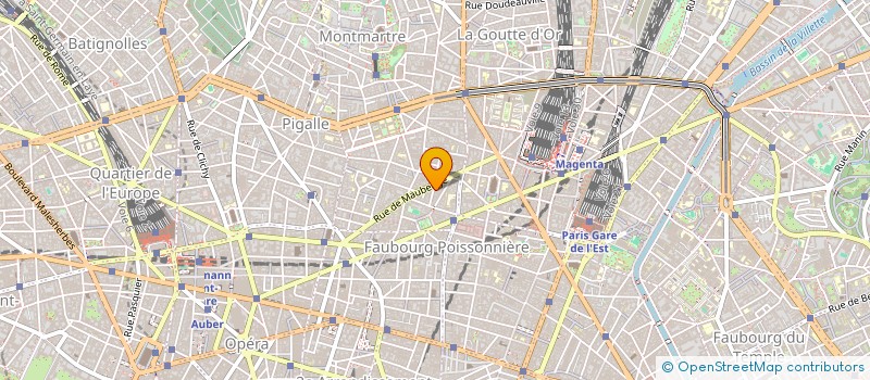 localisation de l'entreprise SCI SALADE  PARIS