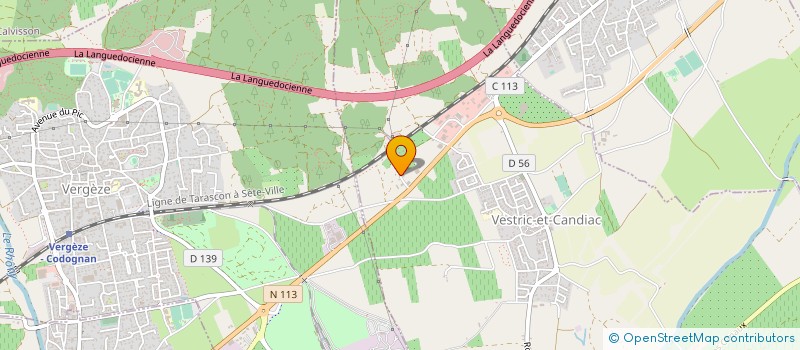 localisation de l'entreprise SCI SALADELLE IMMO  VESTRIC-ET-CANDIAC