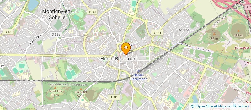 localisation de l'entreprise SCI SALADIN à HENIN-BEAUMONT