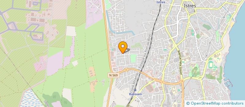 localisation de l'entreprise SCI SALAGOU  ISTRES