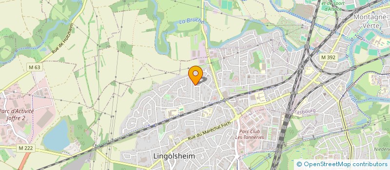 localisation de l'entreprise SCI SALAGOU  LINGOLSHEIM