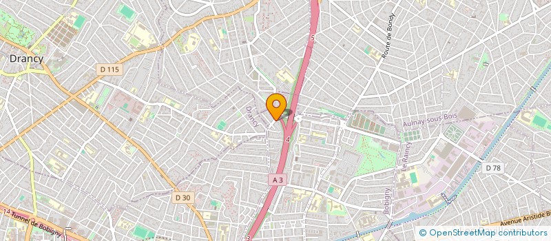 localisation de l'entreprise SCI SALAH  BONDY