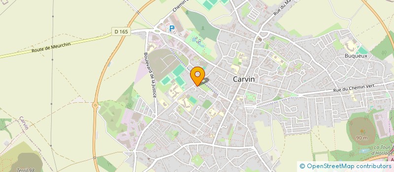 localisation de l'entreprise SCI SALAM  CARVIN