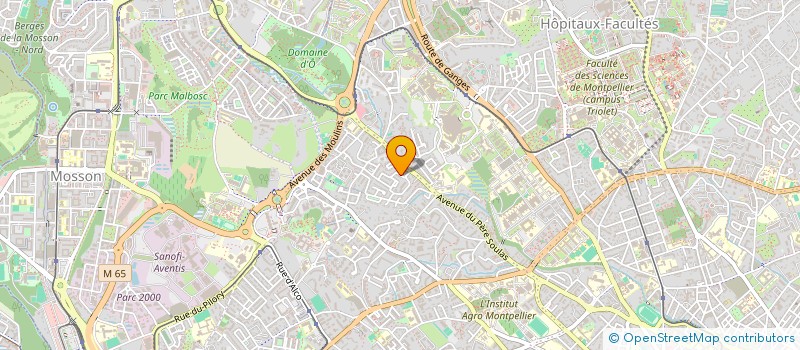 localisation de l'entreprise SCI SALAMA à MONTPELLIER