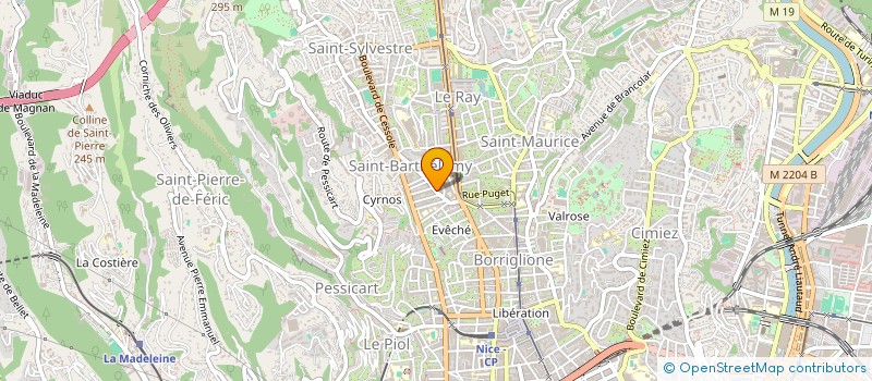 localisation de l'entreprise SCI SALAMANCA à NICE