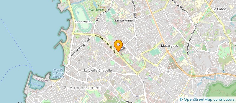 localisation de l'entreprise SCI SALAMANDRE à MARSEILLE