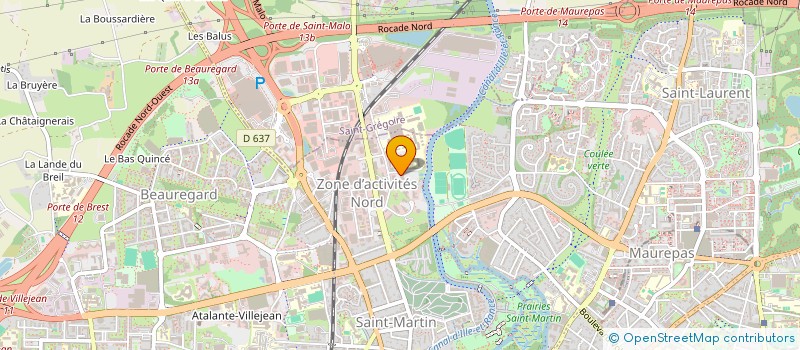 localisation de l'entreprise SCI SALAMANDRE  RENNES