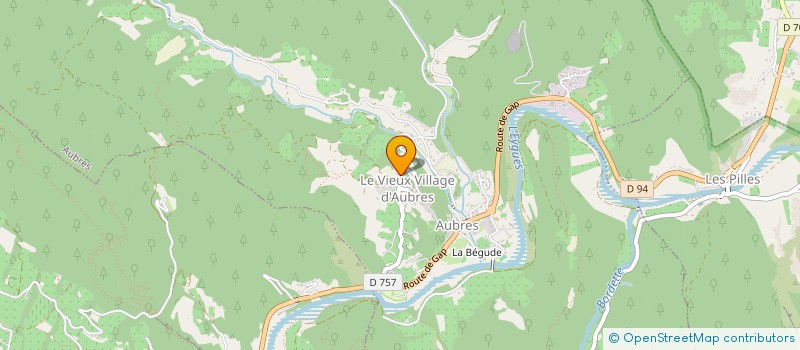 localisation de l'entreprise SCI SALAMANDRE  AUBRES