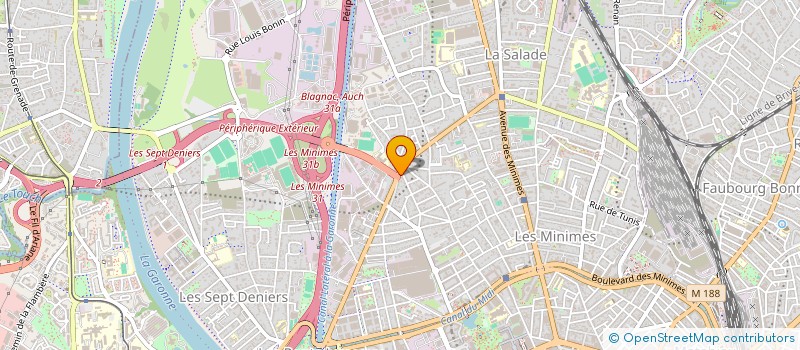 localisation de l'entreprise SCI SALAMBO IMMO à TOULOUSE