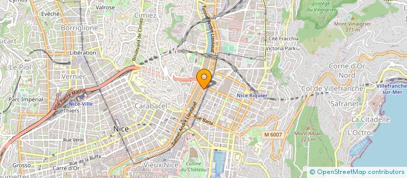 localisation de l'entreprise SCI SALAMMBO  NICE