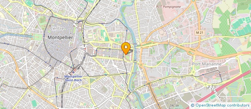 localisation de l'entreprise SCI SALAMMBO à MONTPELLIER