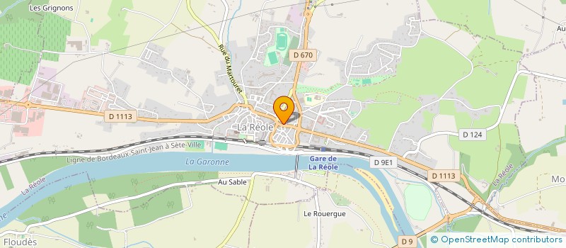 localisation de l'entreprise SCI SALAMMBO  LA REOLE