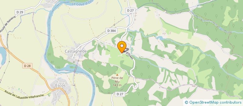 localisation de l'entreprise SCI SALAMON  CASTAGNEDE