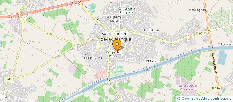 localisation de l'entreprise SCI SALANQUE LR  SAINT-LAURENT-DE-LA-SALANQUE